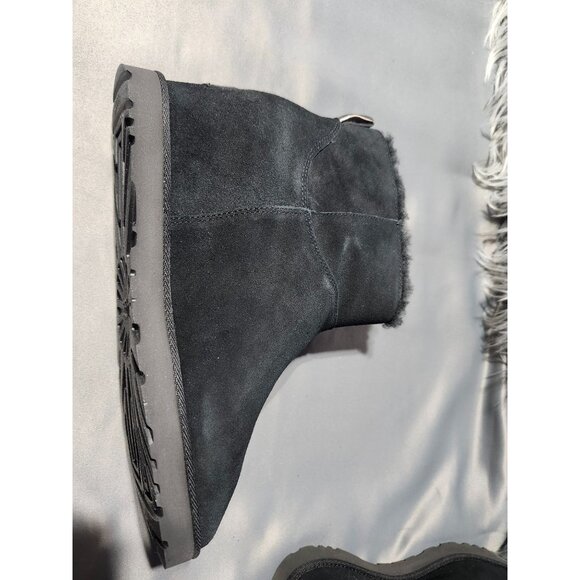 UGG boots classic femme zip mini size 10 - Picture 6 of 7